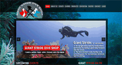 Desktop Screenshot of giantstridediveshop.com